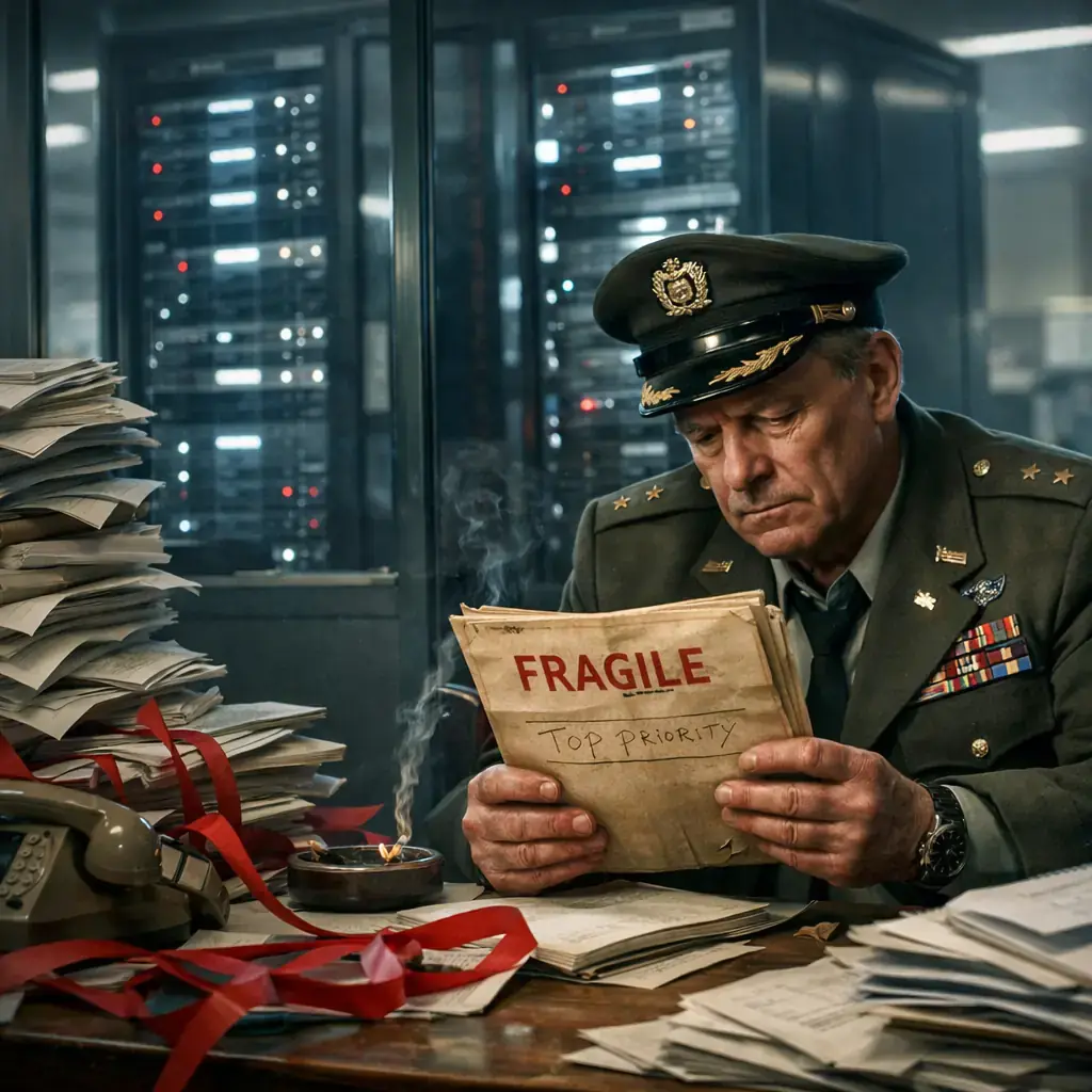 Automate or fail national defence in view of the fragility of manual processes