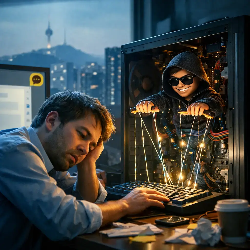 KakaoTalk as a weapon of spread in a cyber-espionage campaign that is leveraged in the trust of contacts