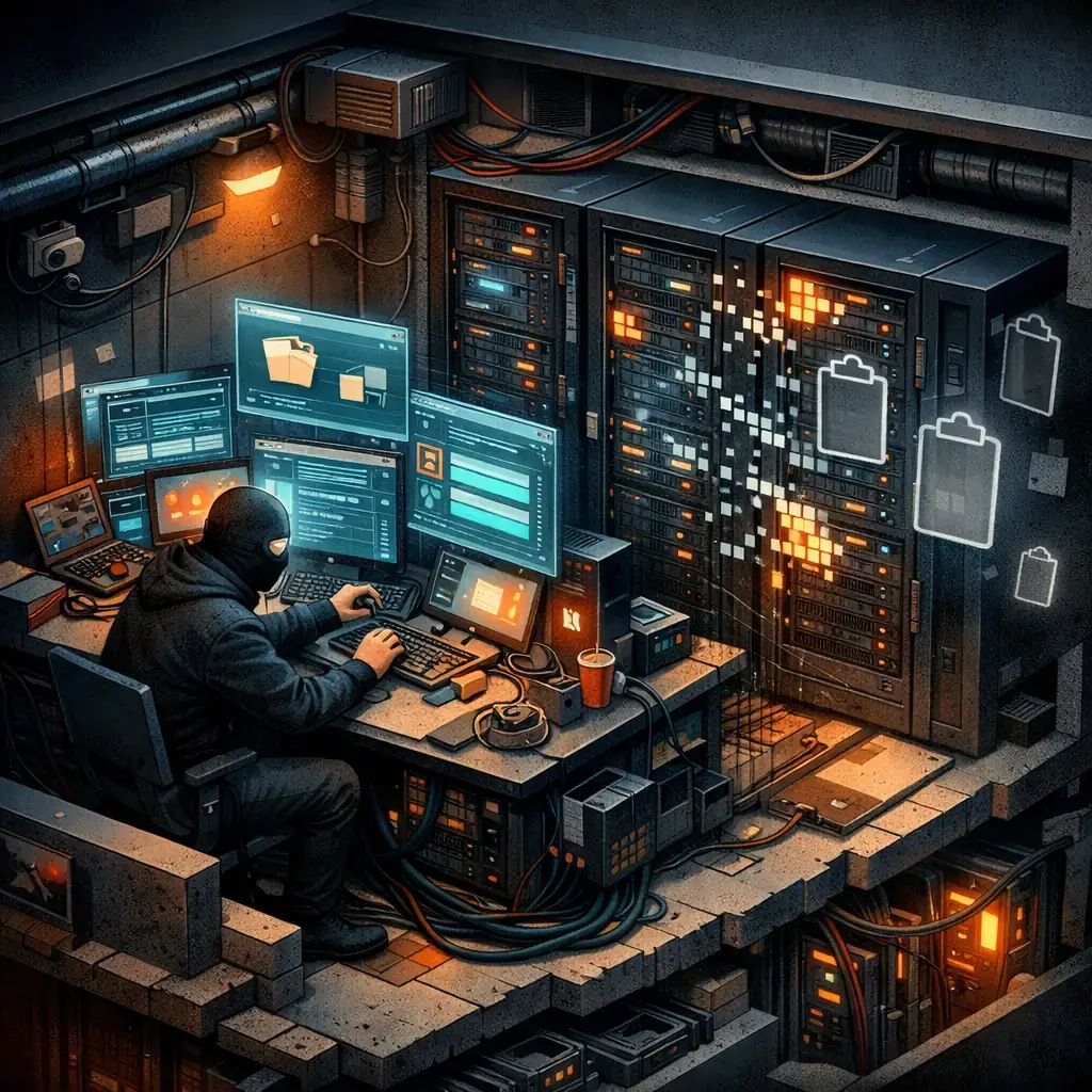 Prinz Eugen: hand ransomware on the keyboard that operates as a legitimate administrator and numbers only the latest files