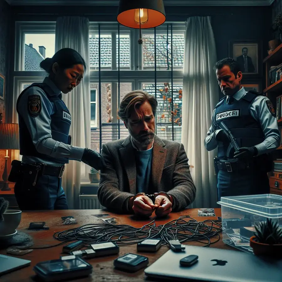 L'erreur humaine et l'extorsion après le téléchargement de documents de police confidentiels aux Pays-Bas se terminent en détention