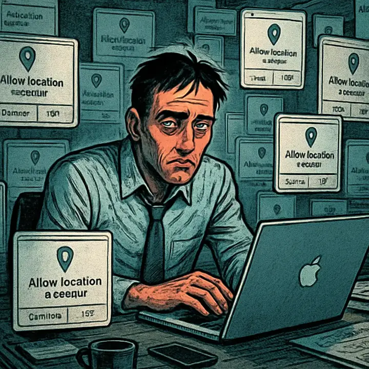 Dialogues persistants des autorisations de localisation dans les équipes après la mise à jour de Microsoft et Apple macOS en mode recherche
