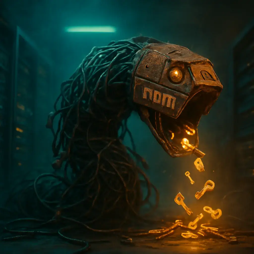 Shai-Hulud invade npm: o malware que rouba credenciais e converte suas dependências em uma rede de bots