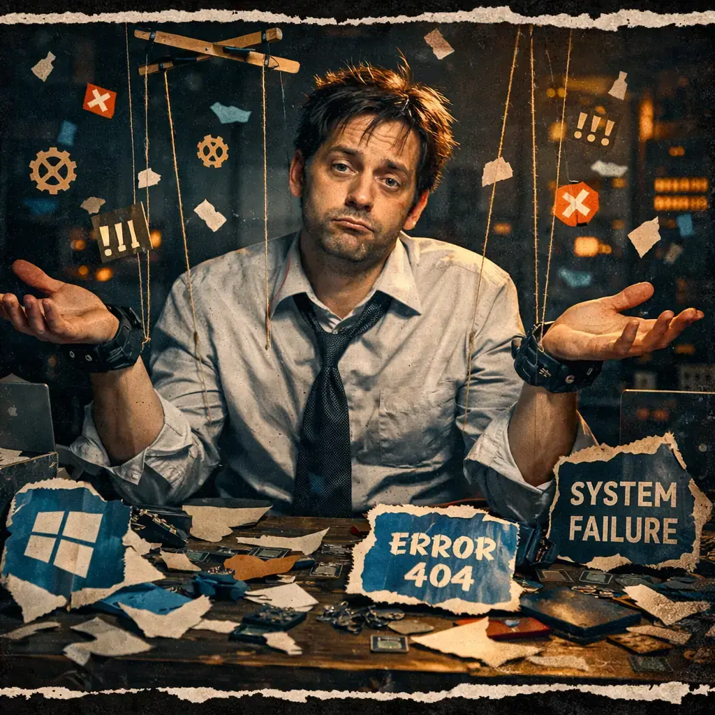 Falha de atualizações no Windows 11 24H2 25H2 deixa vários equipamentos sem adesivos