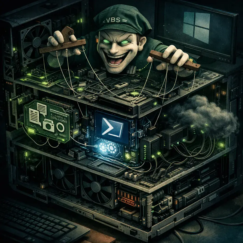 TASK#STOMP: backdoor no Windows usa VBScript e PowerShell para exfiltrar documentos e credenciais
